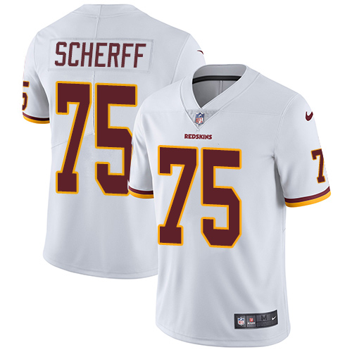 Nike Redskins #75 Brandon Scherff White Youth Stitched NFL Vapor Untouchable Limited Jersey